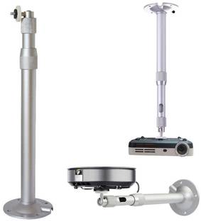 Frackson 360 Degree 15 to 24 Inch Long 1 Pcs 5 mm 1/4" Security Camera Bracket, Universal Ceiling Mount for Projector, DSLR Camera CCTV DVR Camera, Projector Wall Mount with The Capacity Up to 7 KG Projector Stand