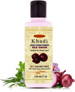 Premium Khadi Red Onion oil Hair Conditioner For Hair Growth SLS and Paraben Free
