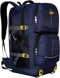 RIDA Lightweight Waterproof Hiking Backpack with Wet Pocket Handy Foldable Bag-NavyBlue
