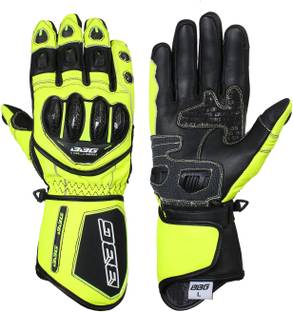 BIKING BROTHERHOOD RACER GLOVES NEON Riding Gloves
