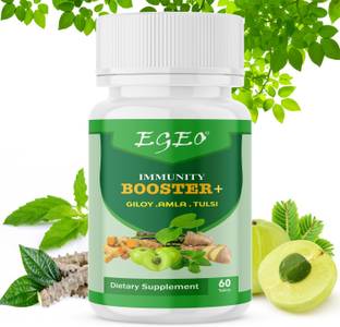 EGEO Guduchi Immunity Booster |GILOY TULSI AMLA|Strengthens immunity 500mg -