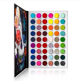 Delanci La Catrina 54 Colors EyeShadow Palette 8 g