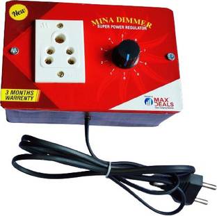 max deals Mina-1 Dimmer AC 220V 2000 Watts Speed Regulator for Angle Grinder Conventional Box Regulator