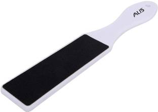 ALIS PROFESSIONAL Multidirectional Double-sided Foot File Callus Remover - Pedicure Foot Scrubber | Emery Scrub Care Tool for Wet and Dry Feet - Immediately Reduces Dead Skin (Square Foot Filer BP-65)