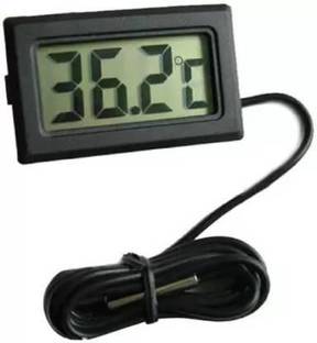 Gadariya King LCD Electronic Fish Tank Water Detector ThermometerDigital Thermometer Hygrometer Temperature 50? ~ 70? With Probe Thermometer with Fork Kitchen Thermometer