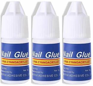 hitanshi enterprises Glue For Artificial Nail Waterproof Nail Adhesive Bottle Acrylic nails Professional Nail Art Gum Fake Nails Extension