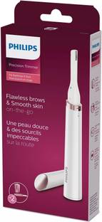 PHILIPS Precision Trimmer For Eyebrows, Facial Grooming Trimmer 60 min  Runtime 2 Length Settings