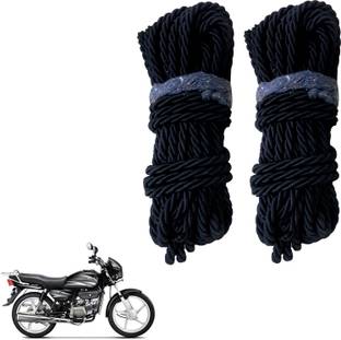 DvineAutoFashionZ Bike Crash Guard Black Rope 11 Meter Long Set Of 2 ForSplendor Pro_RBLK131