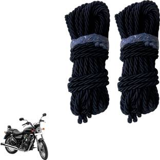 DvineAutoFashionZ Bike Crash Guard Black Rope 11 Meter Long Set Of 2 ForThunderbird 350_RBLK206