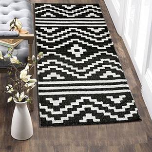 The Home Talk Grey Cotton Runner