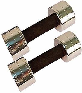 GTX STEEL ROUND DUMBBELLS 10KG Fixed Weight Dumbbell