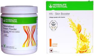 HERBALIFE Personalized Protein Powder 200 G With Skin Booster Collagen Powder Orange Flavor Plant-Based Protein