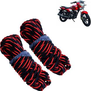 Pious Bike Crash Guard Red Rope 11 Meter Long Set Of 2 ForPhoenix 125_RRCS165 बाइक क्रैश गार्ड रोप