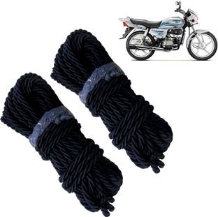 Pious Bike Crash Guard Black Rope 11 Meter Long Set Of 2 ForSplendor_RBLKCP127