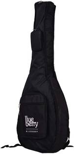 BLUEBERRY G-40-Folk Guitar Bag/Cover with Foam Padding (Black) Strong and Durable for all sizes and shapes folk/classical guitars 38", 39", 40", 41", Guitar Bag