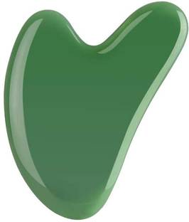 Zureni ZR-GST-1 Natural Green Jade Stone Beauty Jade Roller for Face Gua Sha Kit for Skin Care Massager