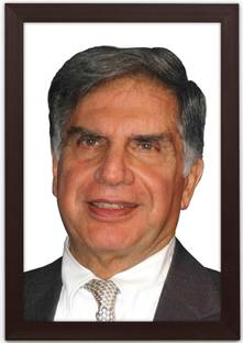 Braj Art Gallery Ratan Tata Photo Frame Digital Reprint 19.5 inch x 13.5 inch Painting