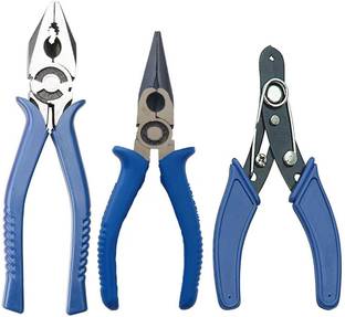 NSV Multipurpose Combination Hand Tool Lineman Plier, Needle Nose Plier, Wire Striper Lineman Plier