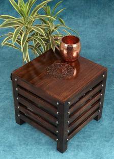 ASTA Crafts wood Masterpieces: The Elegance of wood stool" End Table For Living Room Solid Wood Side Table