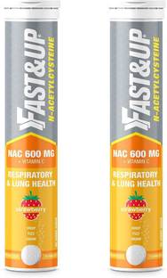 FAST&UP NAC (N-Acetylcysteine) 600 Mg For Lung Health and Liver Detox