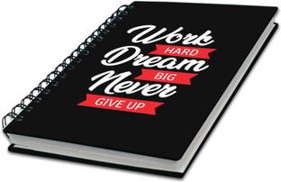 AccuPrints Wiro Binding A5 Note Book Ruled 200 Pages