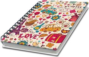 AccuPrints Wiro Binding A5 Note Book Ruled 200 Pages