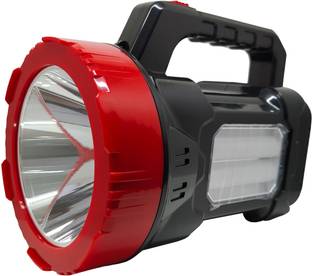 shoptric 1000 Meter Long Range Laser 90 Watt Emergency Jumbo LED Torch Light For Home Outdoor Picnic Hiking Industrial & Agriculture Purpose With Dual Mode: 1St for low light & 2nd For Side Light 25 hrs Torch Emergency Light
