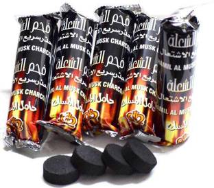 Misr Puff Quick Lit Magic Charcoal 5 Bakhoor Loban Hookah Charcoals