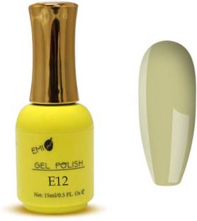 Gleevia EMI Gel UV Gel Polish For Begineers & Professionals 15ml Bottel with Brush Color Code: E12 E12