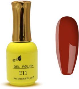 Gleevia EMI Gel UV Gel Polish For Begineers & Professionals 15ml Bottel with Brush Color Code: E11 E11