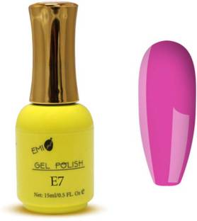 Gleevia EMI Gel UV Gel Polish For Begineers & Professionals 15ml Bottel with Brush Color Code: E7 E7