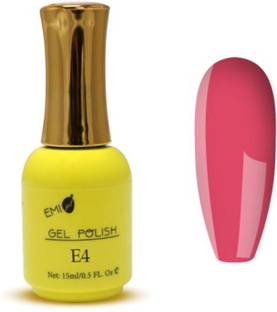 Gleevia EMI Gel UV Gel Polish For Begineers & Professionals 15ml Bottel with Brush Color Code: E4 E4