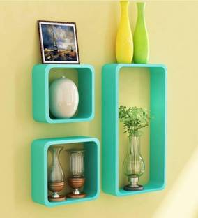 ArtfactsCrafts wall sheves no of selves 3 MDF (Medium Density Fiber) Wall Shelf