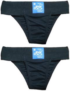 R K SPORTS BLACK GYM & CRICKET SUPPORTER 100%COTTON 2-PEC Supporter