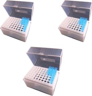 HOMEOTRADE micro_tip_200-1000_3 pack Polypropylene Test Tube Rack