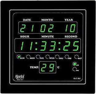 AJANTA Digital 25.4 cm X 25.4 cm Wall Clock