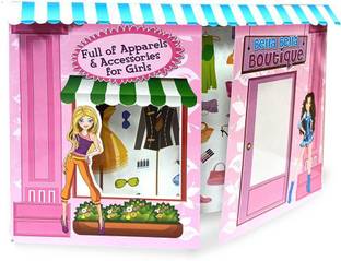 HELLO FRIEND Create your own fashion house with stickers and colouring suitable for 4 to 10 year old.