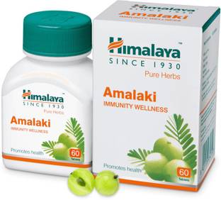 HIMALAYA Pure Herbs Amalaki Immunity Wellness Promotes Health 60 Tablets (Pack of 1)