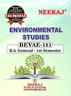 IGNOU BEVAE-181 Environmentals Studies