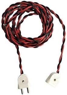 JELECTRICLAS 2-Pin Flexible Male-Female Socket, Extension Cord for Multipurpose Use, Festive Decorations, Diwali, Christmas etc. ( 10 Meter ) 6 A Two Pin Socket