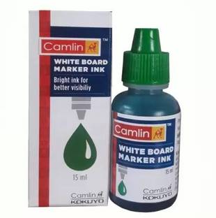 Kokuyo Camlin Permanent Marker Pen Green Ink 15 ml Marker Refill