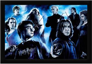 Braj Art Gallery Harry Potter Cast Photo Frame Digital Reprint 19.5 inch x 13.5 inch Painting