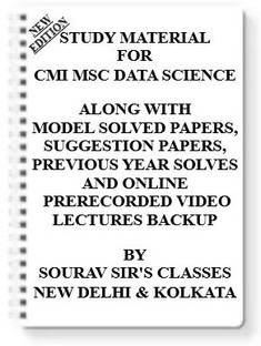 Study Notes Material On Cmi Msc Data Science [ Pack Of 4 Books ] For 2021-2022 With Model Question Papers + Topicwise Analysis + Mcq Questions + Special Practice Set