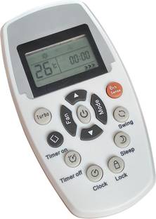 Axelleindia VE110 Compatible (REO-VE110) 6th Sence AC Remote With Turbo Mode For Whirlpool Remote Cont...