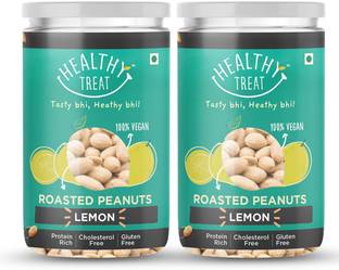 Healthy Treat Roasted Peanuts - Lemon Combo 400gm (Pack of 2 200 gm Each)