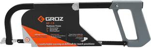 Groz HF/15/BS Hacksaw Frames Die Cast Handle With Tubular Frame (30010) HF/15/BS Pipe & Duct Snips