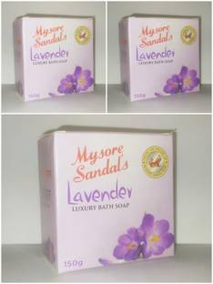 MYSORE SANDAL 3 LAVENDER BATH SOAP