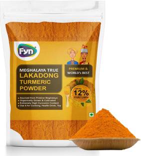 FYN Lakadong Turmeric / Haldi Powder (Upto 12% High Curcumin) | Meghalaya