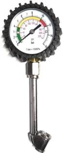 ANADI Analog Tire Pressure Gauge Tire Pressure Gauge 220 Psi, Heavy Duty, Accurate, with Hose and Long Chuck. Best for Car, Motorcycle, Bike, Truck, RV, SUV, ATV