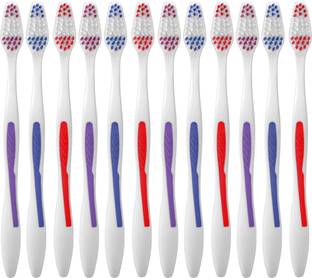 aquawhite Max Clean + Bristles Pack of 12. Health & Personal Care. Soft Toothbrush